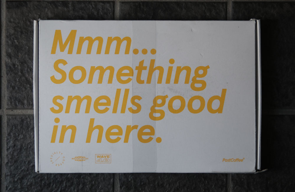 2025年11月のポストコーヒーのパッケージ