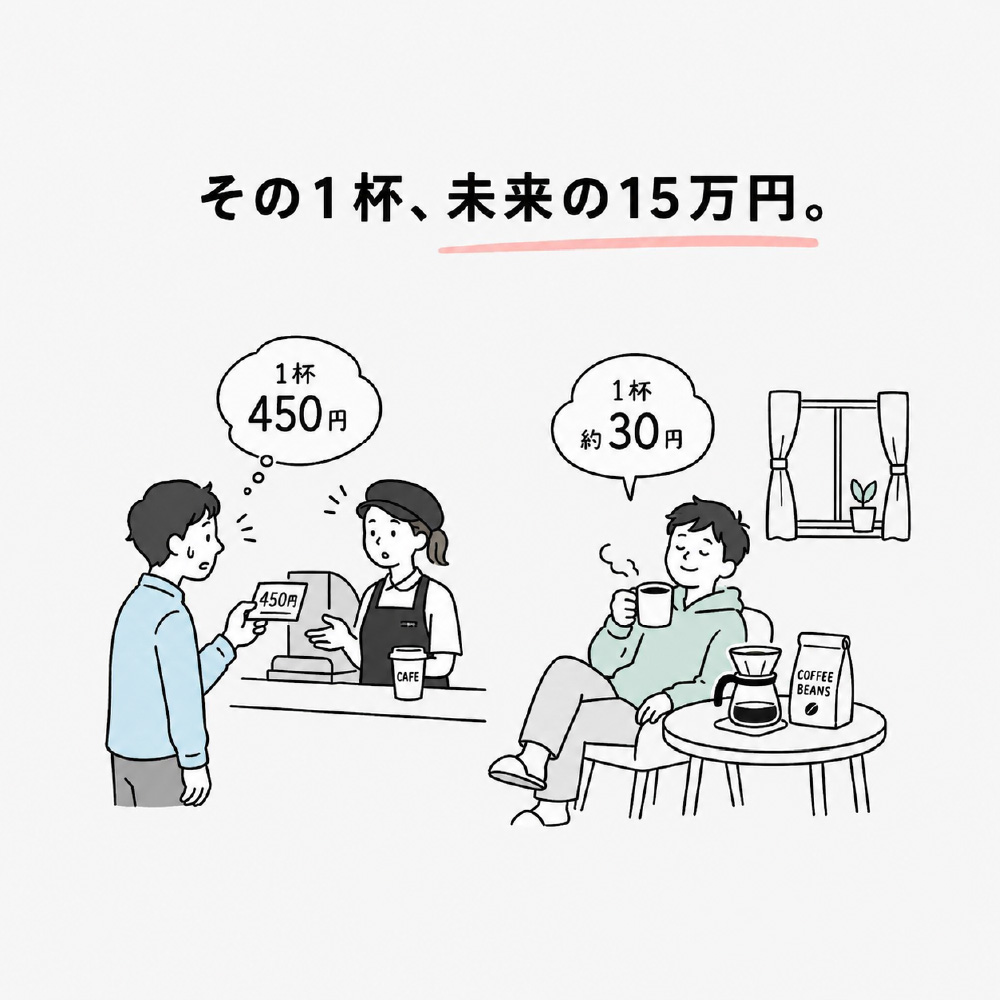 コーヒーの節約方法