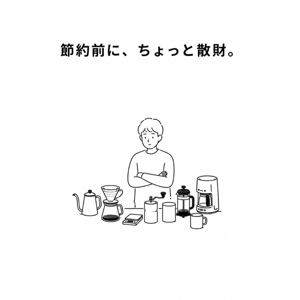 コーヒーの節約方法